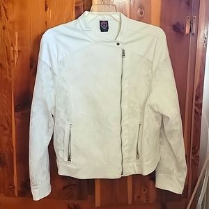 Torrid - White motorcycle style jacket